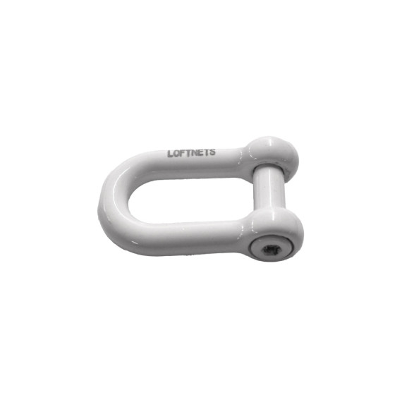 Manille de fixation inox 316 blanc