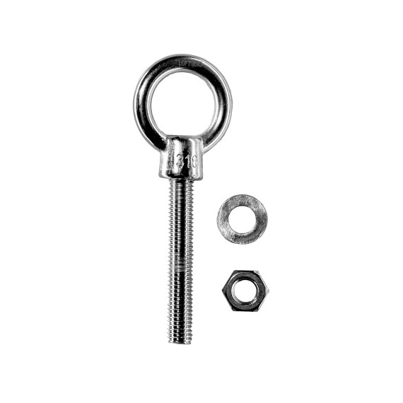 Boulon à œil 8x50 inox A4 premium