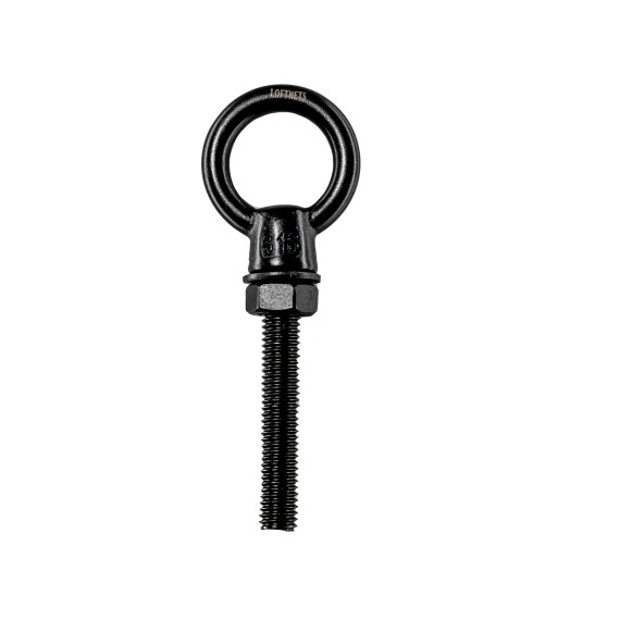 8x50 mm premium black stainless steel eye bolt