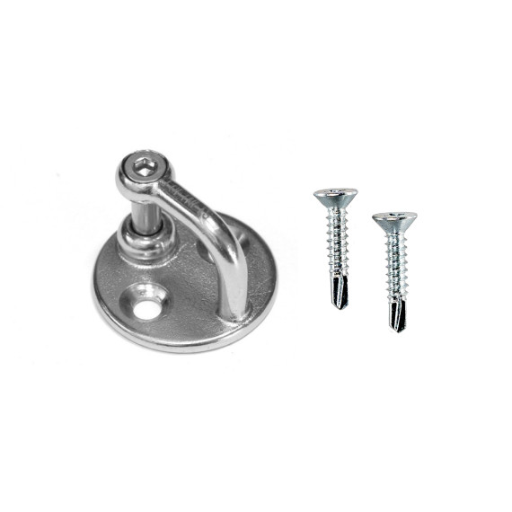 A4 stainless steel jumper shackle with self-drilling screws